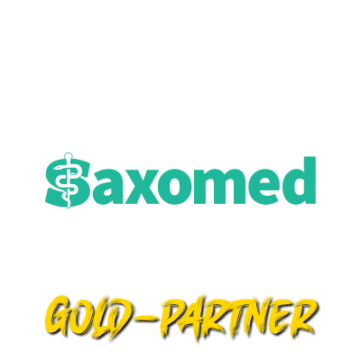 Saxomed Gold Sponsor Logo Website