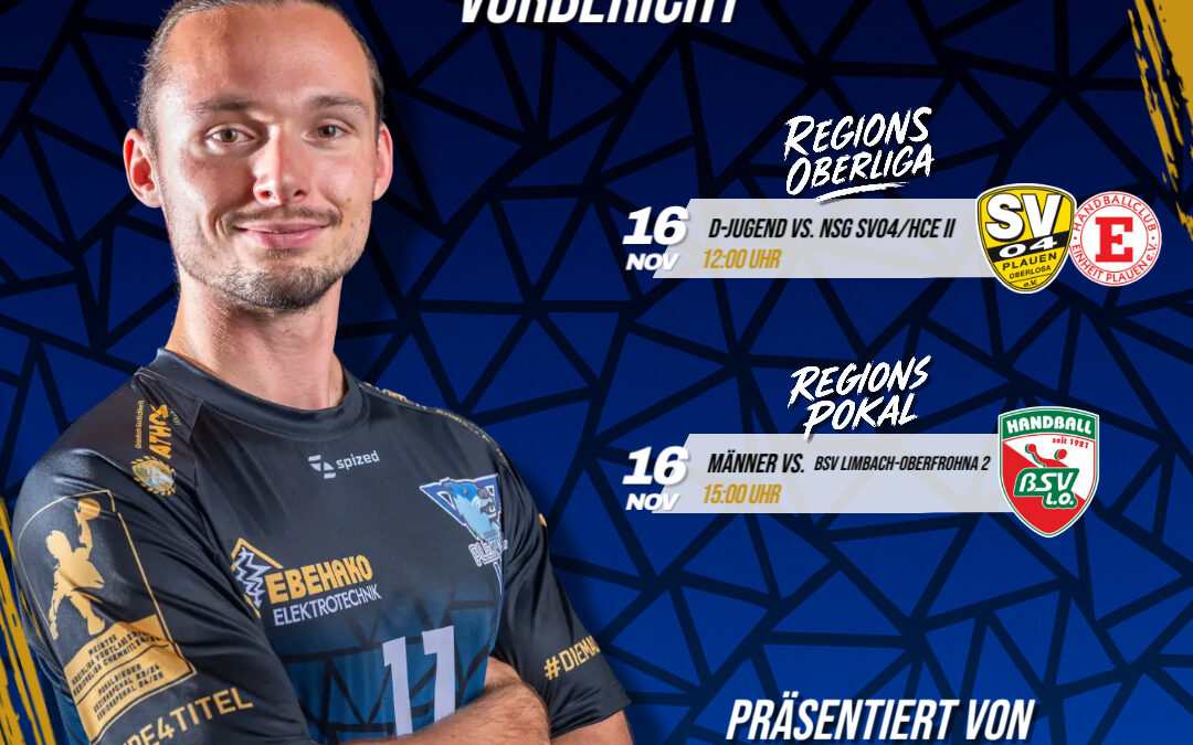 Vorbericht zur 1. Runde des Regionspokals in Limbach