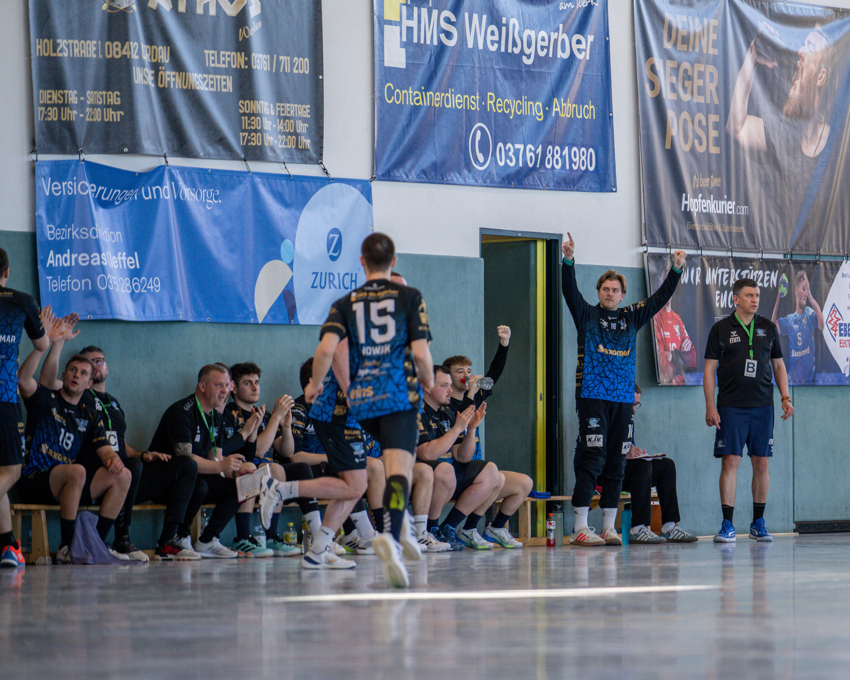 Regionsoberliga Südwestsachsen – 22. Spieltag 25.04.2026 – Handball Pleißental vs. zweite Männermannschaft HC Einheit Plauen 38