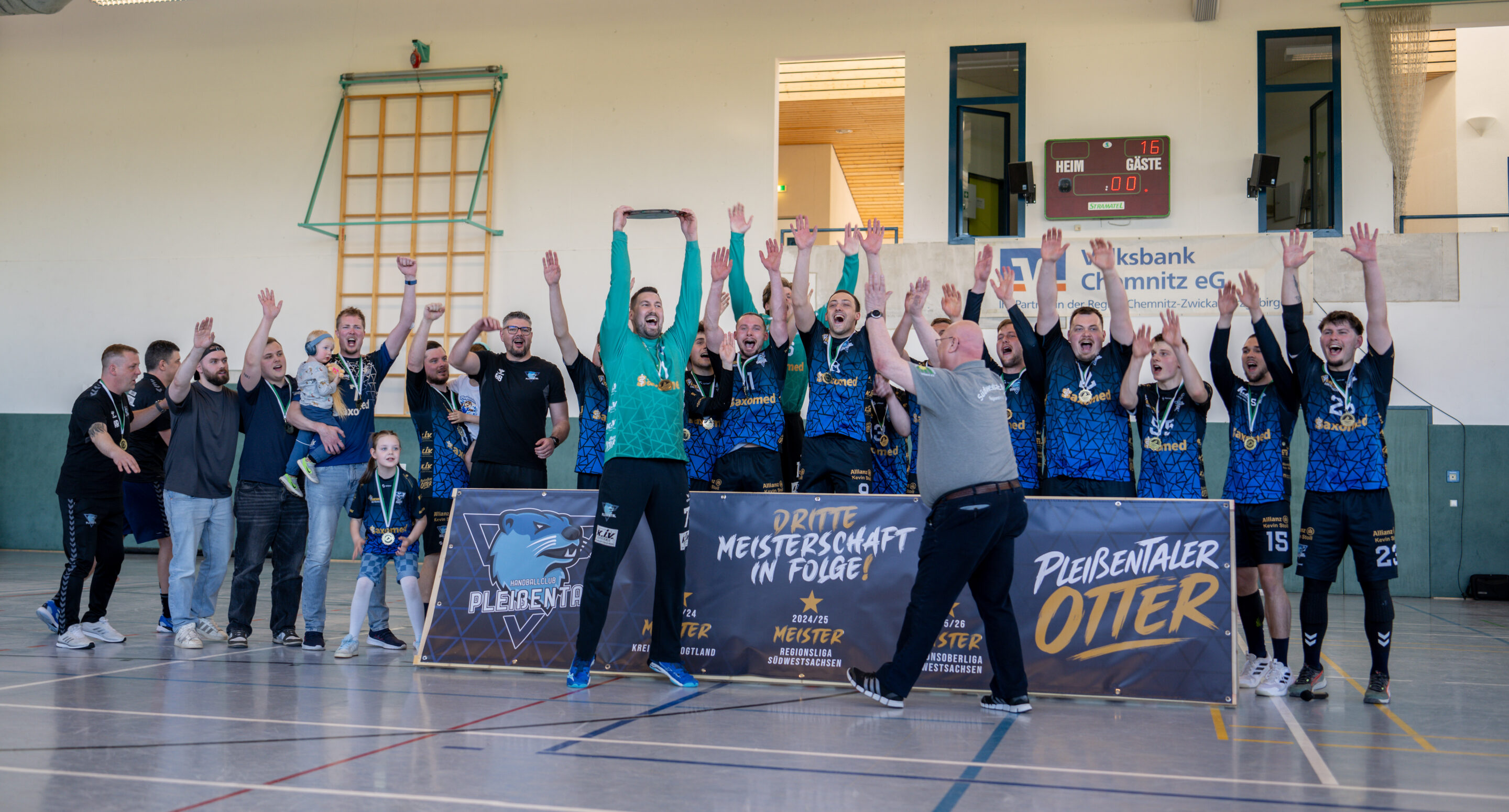 Regionsoberliga Südwestsachsen – 22. Spieltag 25.04.2026 – Handball Pleißental vs. zweite Männermannschaft HC Einheit Plauen 73