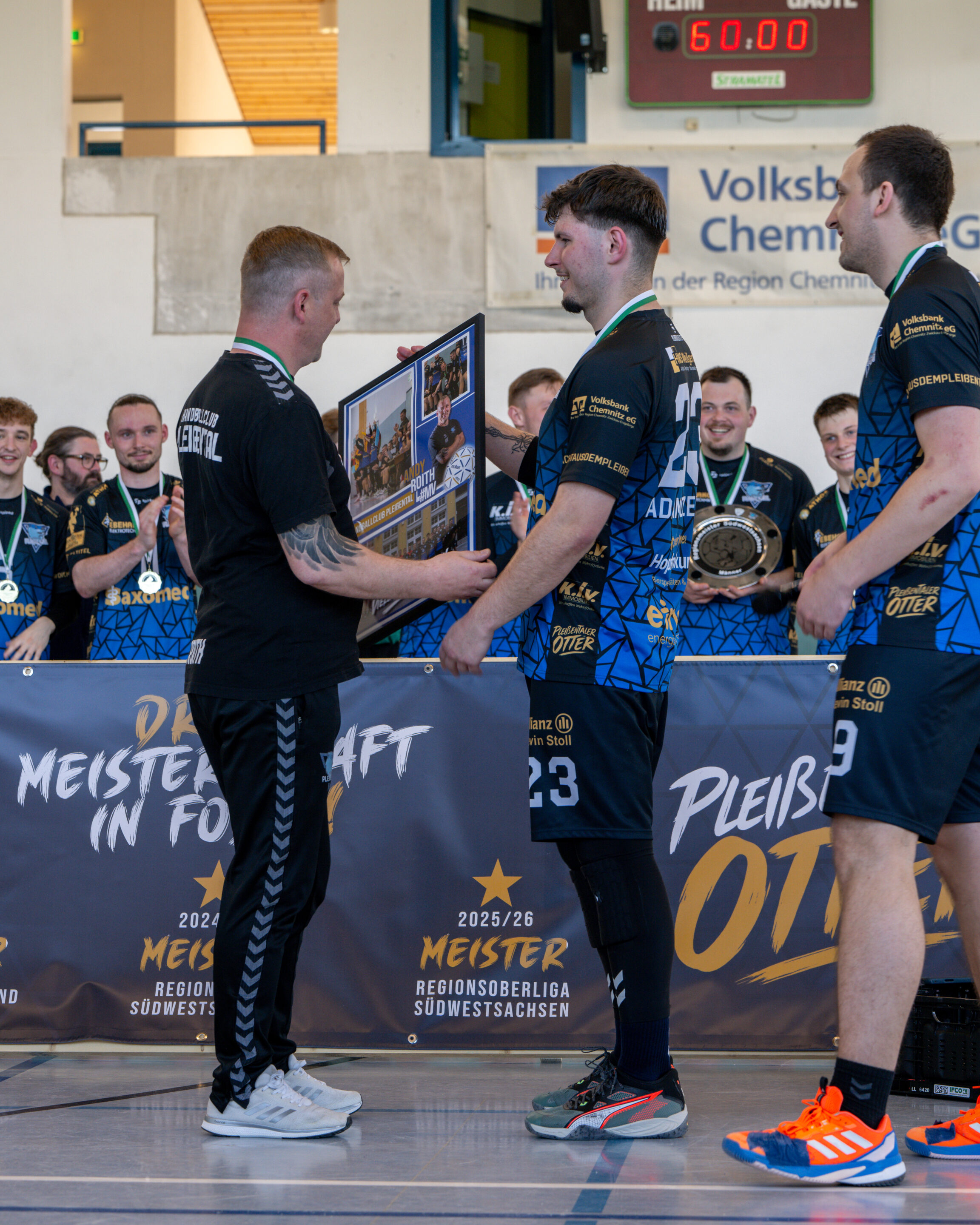 Regionsoberliga Südwestsachsen – 22. Spieltag 25.04.2026 – Handball Pleißental vs. zweite Männermannschaft HC Einheit Plauen 91
