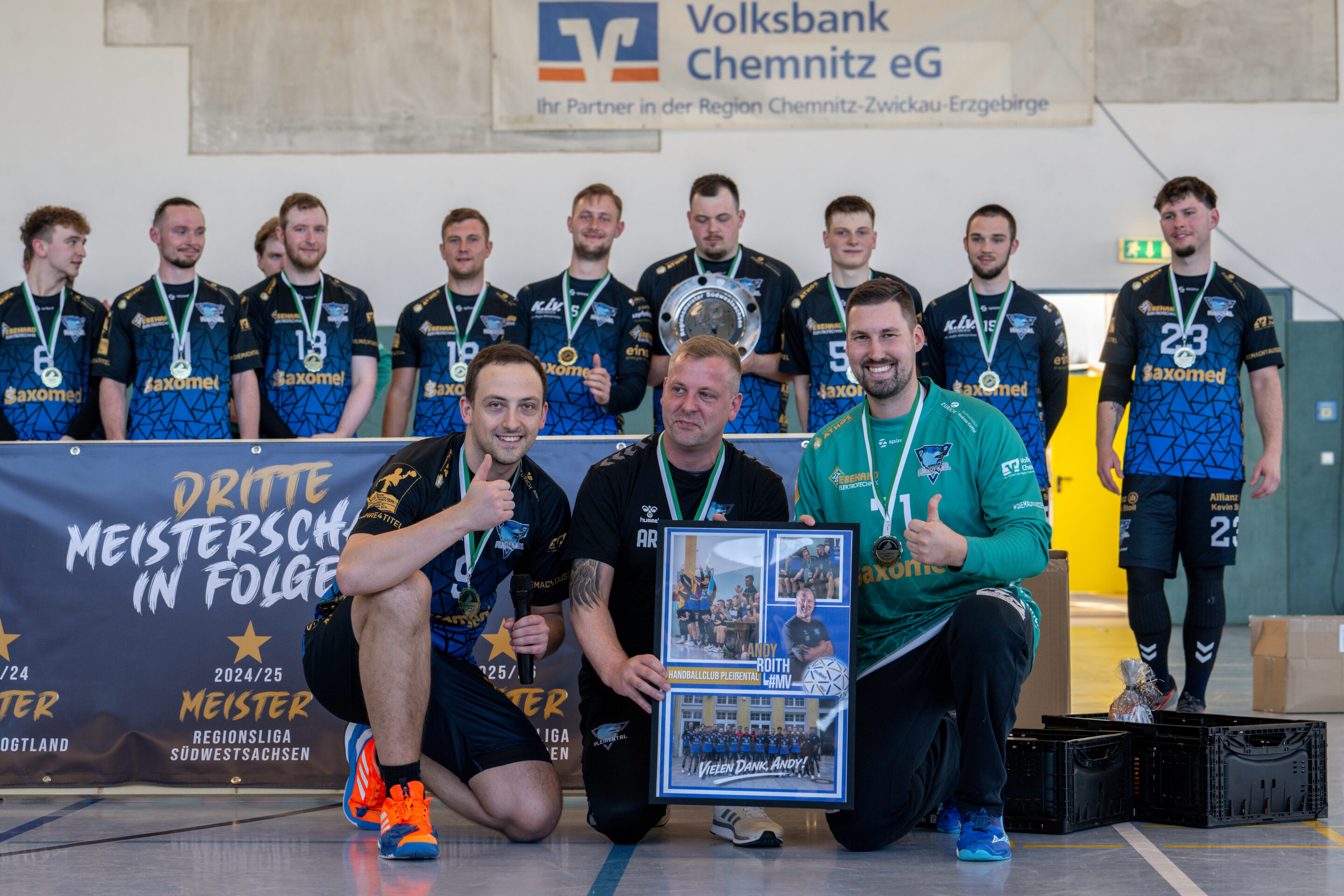 Regionsoberliga Südwestsachsen – 22. Spieltag 25.04.2026 – Handball Pleißental vs. zweite Männermannschaft HC Einheit Plauen 92